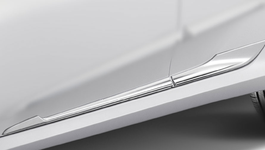 Nẹp trang trí thân xe mạ chrome