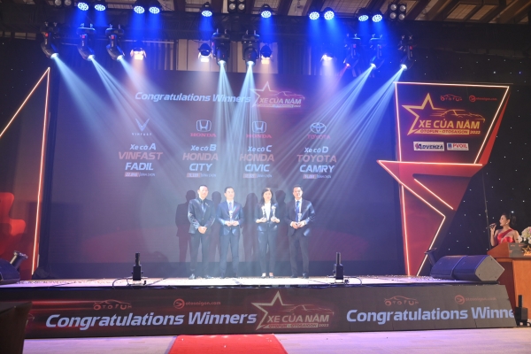Honda City và Honda Civic nhận Giải thưởng “Xe của năm”                phân khúc xe hạng B và phân khúc xe hạng C năm 2022 