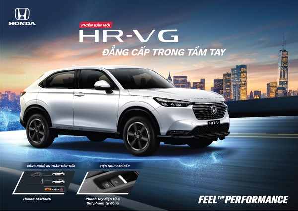 Honda Việt Nam ra mắt bổ sung Honda HR-V phiên bản G mới - Đẳng cấp trong tầm tay
