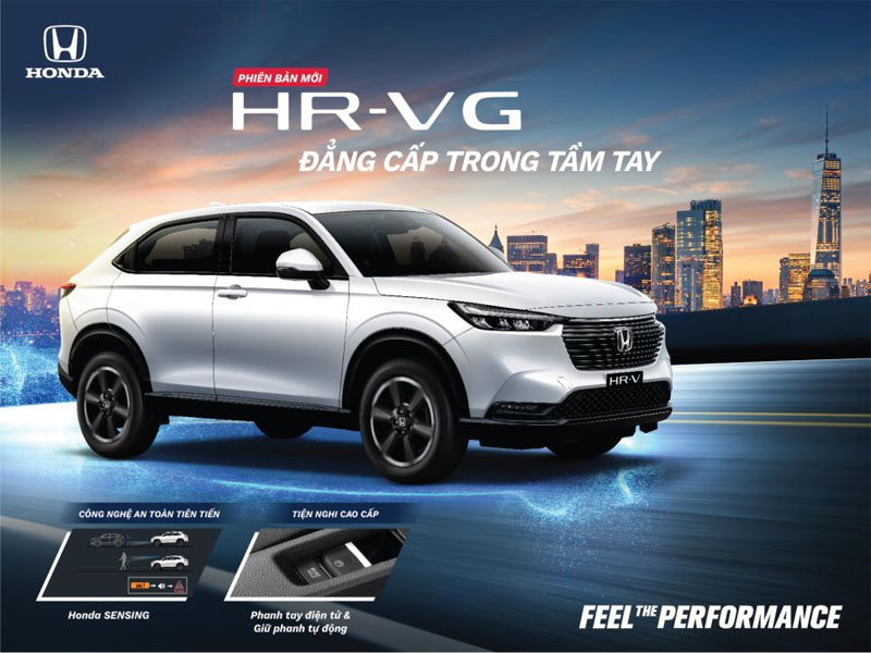 Honda HR-V thêm bản G phiên bản giá rẻ tại Việt Nam